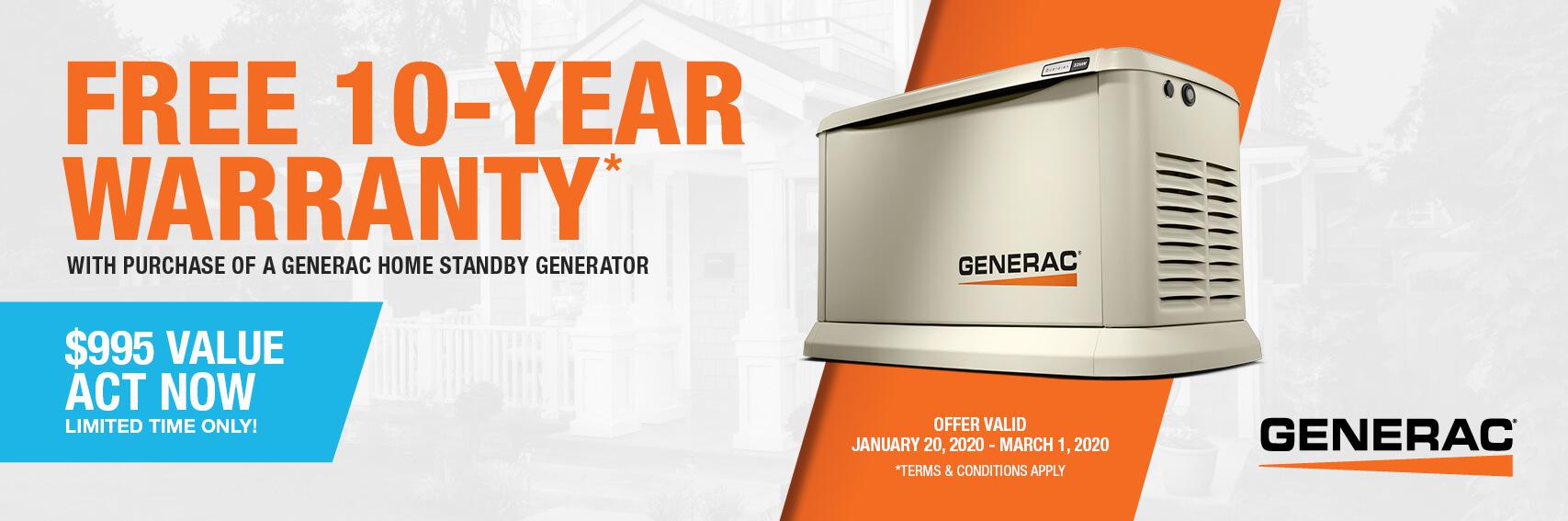 Homestandby Generator Deal | Warranty Offer | Generac Dealer | Mayfield, KY